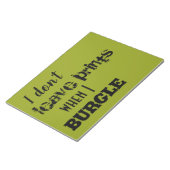 私は私がバー離れグする時にプリントしない – 孤児の黒 ノートパッド (アングル)