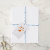 私は私がヤムであるクラシック ギフトタグ (より糸付き)