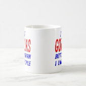 私は私が人々のマグを好むよりよいゴリラを好みます コーヒーマグカップ (中央)