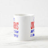 私は私が人々のマグを好むよりよいユニコーンを好みます コーヒーマグカップ (中央)