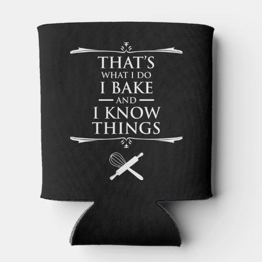 私は私が何を作るか知っている – 私は焼く 缶クーラー (裏面)