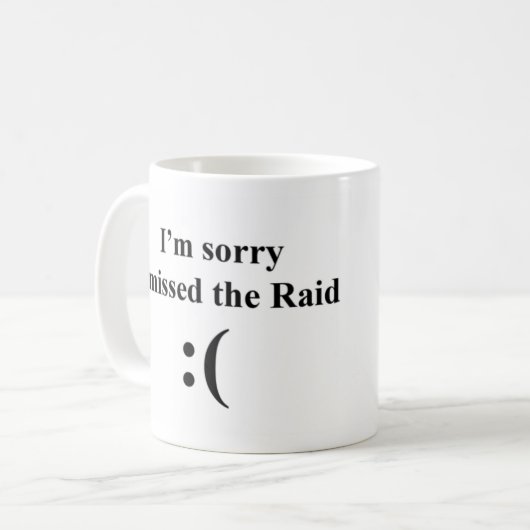 私は私が侵略を恋しく思ったことを残念です コーヒーマグカップ (正面左)