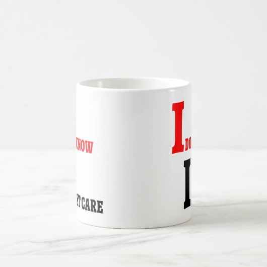 私は私が友人の協力者のためのギフトを気にしないことを知りません コーヒーマグカップ (中央)