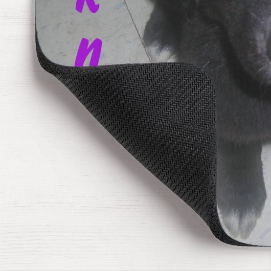 私は私が可愛い子犬であることを知っている マウスパッド (コーナー)