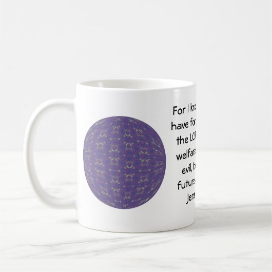 私は私が持っている計画を知っている – Jeremiah 29:11 コーヒーマグカップ (左)