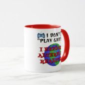 私は私が探検するゲームを遊びません マグカップ (正面右)