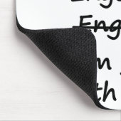 私は私が数学でよいエンジニアです マウスパッド (コーナー)