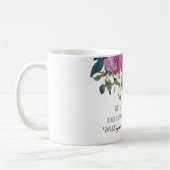 私は私が新婦付添人の提案のマグ|の花柄をすることを言うことができません コーヒーマグカップ (左)