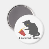 私は私が望むものを行う – 背景色を選択 マグネット (正面/裏面)