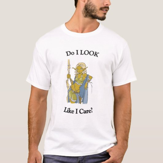 私は私が気になるように見ますか。 Tシャツ (正面)