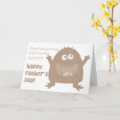 私は私が熱狂するで幸せな父の日カードを作ることを知っています カード (黄色い花)