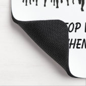 私は私が疲れたランナーのmousepadであるとストップ マウスパッド (コーナー)