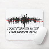 私は私が疲れたランナーのmousepadであるとストップ マウスパッド (マウス)