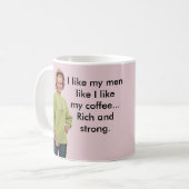 私は私が私のコーヒーを…好むように私の人を好みます コーヒーマグカップ (正面左)