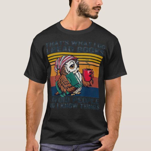 私は私が私の本読を避ける私は行う Tシャツ (正面)