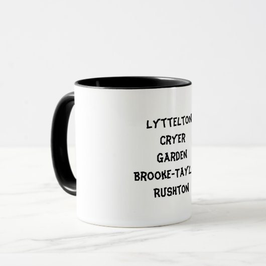 私は私が糸口を持っていないことを残念です! マグカップ (正面左)