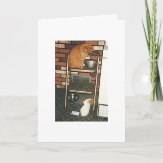 私は私が育つときでありたいと思います! サンキューカード (正面)