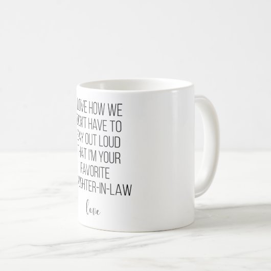 私は私が自分であることを大声で言う必要がない方法が大好き コーヒーマグカップ (正面右)