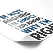 私は私が説明しているとは言わない フォトプリント (角)