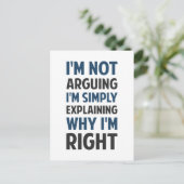 私は私が説明しているとは言わない ポストカード (スタンド正面)