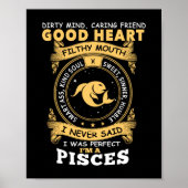私は私が魚座である完璧であると言ったことがない ポスター (正面)
