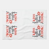 私は私が|の唇を調理するよりよく接吻します キッチンタオル (横)