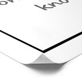 "私は私がHERDを知っているだけ" "コリー縁ど"引用文 ポスター (角)