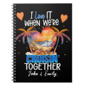 私は私たちが一緒にクルーズバカしている時それが大好き ノートブック (正面)