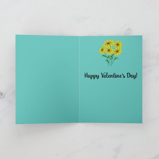 私は私たちが友人であるバレンタインデーよかった カード (内部)