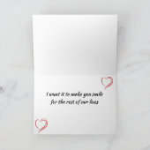 *私は私たちの残りの人生の残りのスマイルを作りたい* C カード (内部)