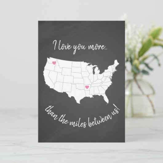 私は私たちの間の何マイルもの距離を超えてあなたを愛している 招待状 (スタンド正面)
