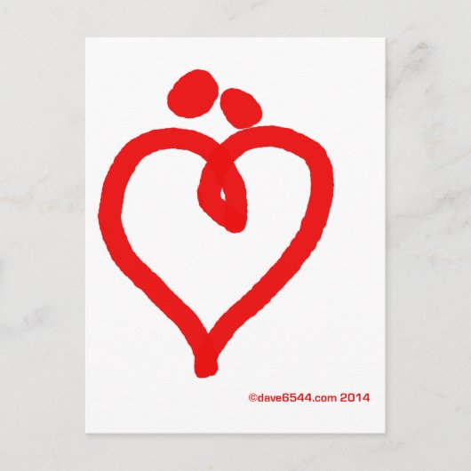 私は'私たち'を愛している ポストカード (正面)