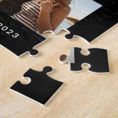 私は私たちを愛するスクリプトフォトモノクロ ジグソーパズル (側面)