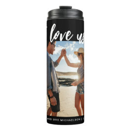 私は私たちを愛するスクリプトフォトモノクロ タンブラー