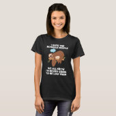 私は私たち誰もが知っている普通の人々Slothes Animal Laを憎む Tシャツ (正面フル)