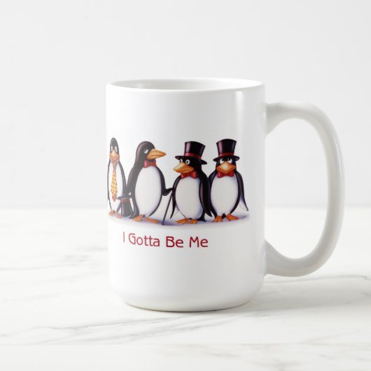 私は私であるためにマグ得ました コーヒーマグカップ (右)