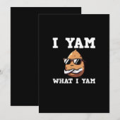 私は私である ユーモアVネック シーズンカード (正面/裏面)