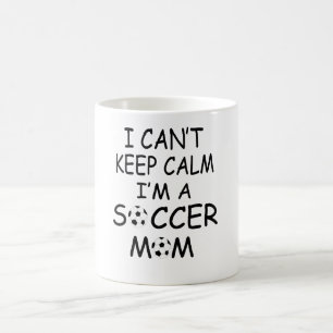 私は私ですサッカーのお母さん平静を保つことができません コーヒーマグカップ
