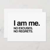 私は私です ポストカード (正面/裏面)