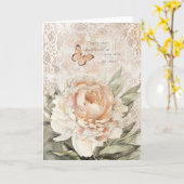 私は私とのあなたのハートを-挨拶状運びます カード (黄色い花)