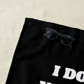 私は私になりません私を作ることができませんほしくないです ビーチタオル (インサイチュ)