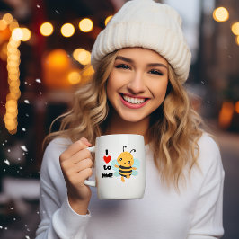 私は私になるのが大好き！ ツートーンマグカップ