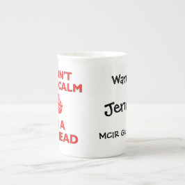 私は私によってが赤毛MC1Rの遺伝子のキャリアである平静を保ちません ボーンチャイナマグカップ