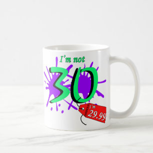 私は私によってが29.99ペンキSplochである30才ではないです コーヒーマグカップ