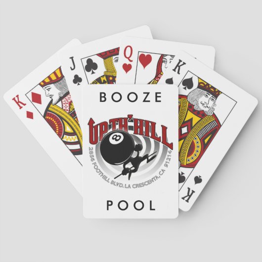 私は私に上りのThの丘のトランプのデッキがあったことを望みます トランプ (裏面)