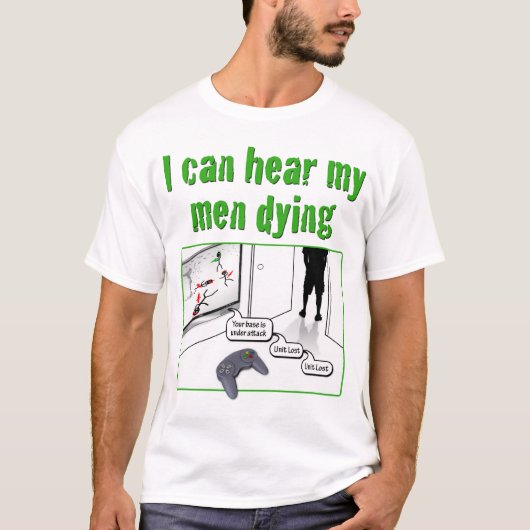 私は私に人の死を聞くことができます Tシャツ (正面)