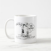 私は私にShopSmith.があったことを望みます コーヒーマグカップ (左)