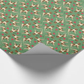 私は私にWirehaired指すことをGriffon愛します ラッピングペーパー (角)