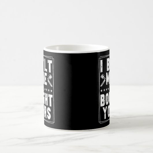 私は私のあなたの買デザインを整備士のために造った コーヒーマグカップ (中央)