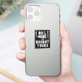 私は私のあなたの買デザインを整備士のために造った シール (スマートフォン)